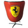Poltrona 4 Pontas Cromada Egg Ferrari - Design Chair Decorativa - 4