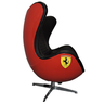 Poltrona 4 Pontas Cromada Egg Ferrari - Design Chair Decorativa - 2