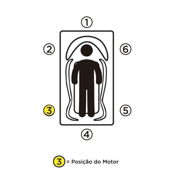 Banheira Hidromassagem Astra Cayman Double Super Luxo 180cmx120cmx52cm - 04 Jatos Branco Acrílico P3 - 4