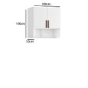 Ver imagem 4 de Módulo Aéreo Solteiro com Cabeceira Altezza Trend Belmax:freijó/off White