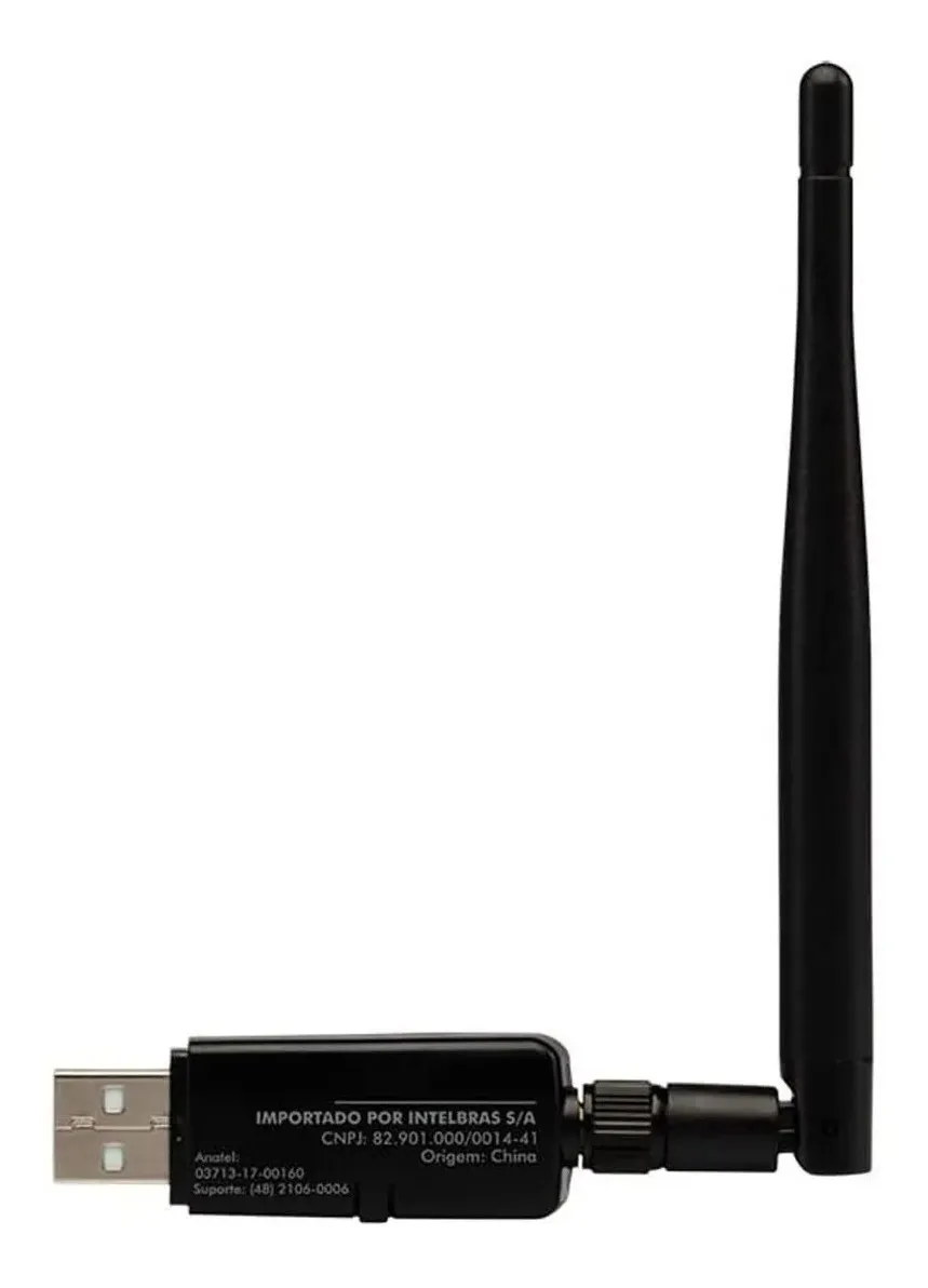 Adaptador Wireless Usb Wifi Receptor Intelbras Iw3001 Rede Sem Fio - 4