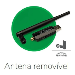 Adaptador Wireless Usb Wifi Receptor Intelbras Iw3001 Rede Sem Fio - 6