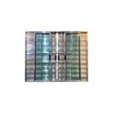 Ver imagem 2 de Veneziana de Correr 6 Folhas com Grade de Alumínio Brilhante 100x200