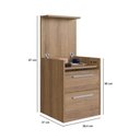 Ver imagem 5 de Mesa de Cabeceira Lock LK050 com Compartimento Oculto e 2 Gavetas Mel – Art In Móveis