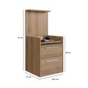 Ver imagem 5 de Mesa de Cabeceira Lock LK050 com Compartimento Oculto e 2 Gavetas Mel – Art In Móveis