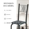 Cadeiras para Sala de Jantar 6 Unidades Sara - 8