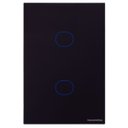 Ver imagem 1 de Interruptor Touch Wi-Fi Smart Tramontina Preto com 2 Canais