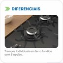 Ver imagem 7 de Fogão Itaglass Plus 4bocas com Acendimento Automático e Mesa de Vidro Itatiaia
