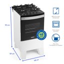 Ver imagem 5 de Fogão Itaglass Plus 4bocas com Acendimento Automático e Mesa de Vidro Itatiaia