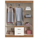 Ver imagem 5 de Guarda-roupa Casal Riveira 6 Portas 2 Gavetas - Doripel