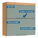 Ver imagem 3 de Armario de Cozinha Aéreo Modular de Cozinha 2 Portas Basculante 80cm MDF