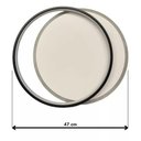 Ver imagem 2 de Plafon Sirius 50w Preto 47cm - GMH