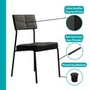 Ver imagem 7 de Conjunto Sala de Jantar 4 Cadeiras Plaza Carraro Nogal Preto