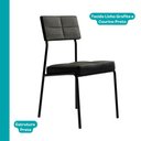Ver imagem 6 de Conjunto Sala de Jantar 4 Cadeiras Plaza Carraro Nogal Preto