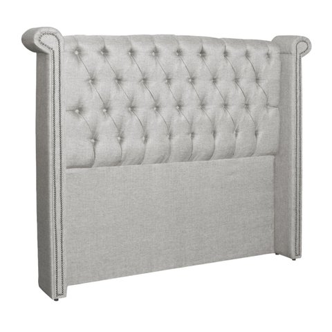 Cabeceira de Cama Box Estofada 160 Cm Queen Sienna Linho