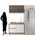 Ver imagem 3 de Cozinha Compacta Moderna 3 Peças 200cm Etna Poliman Móveis