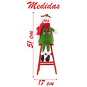 Ver imagem 6 de Dupla Boneco de Neve Papai Noel Decoração Natal Escada