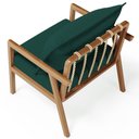Ver imagem 2 de Poltrona Decorativa para Sala de Estar e Living Alícia B04 Bouclê Verde