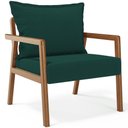 Ver imagem 1 de Poltrona Decorativa para Sala de Estar e Living Alícia B04 Bouclê Verde
