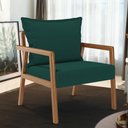 Ver imagem 7 de Poltrona Decorativa para Sala de Estar e Living Alícia B04 Bouclê Verde