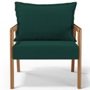 Ver imagem 6 de Poltrona Decorativa para Sala de Estar e Living Alícia B04 Bouclê Verde