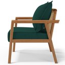Ver imagem 3 de Poltrona Decorativa para Sala de Estar e Living Alícia B04 Bouclê Verde