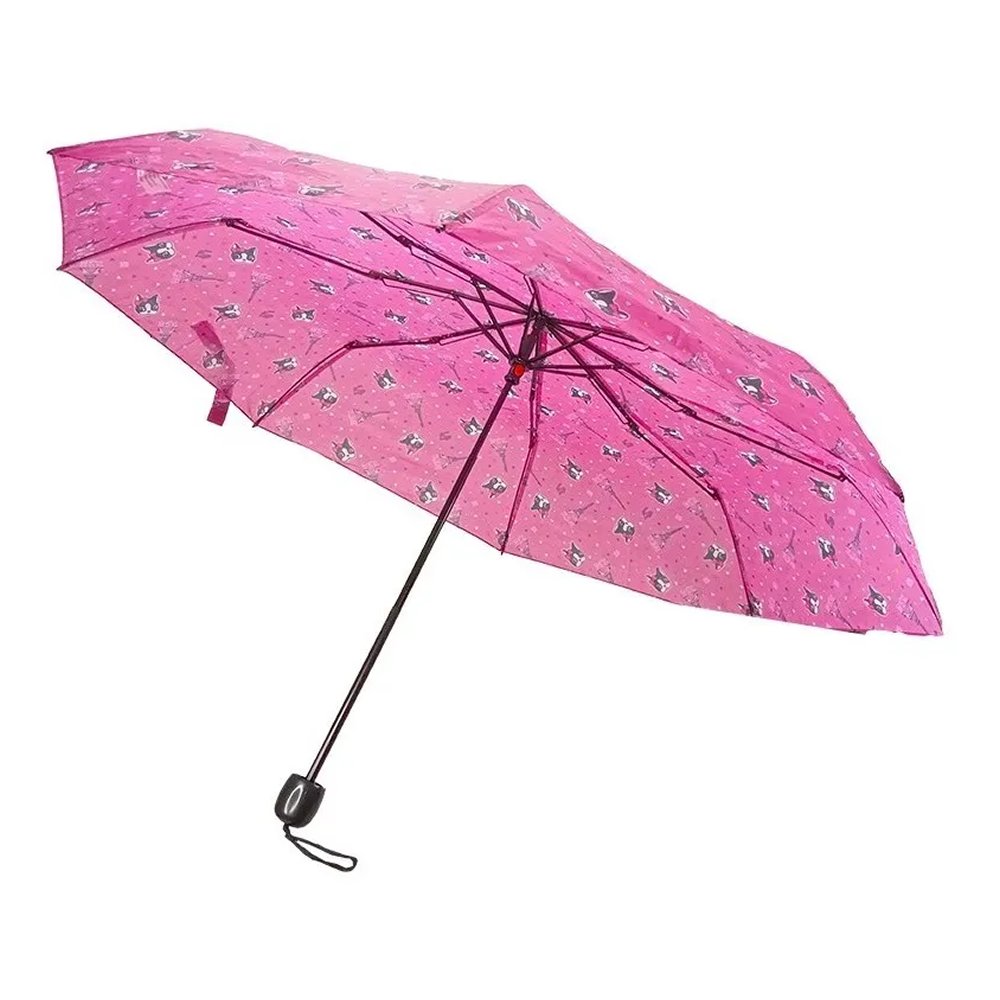 Guarda Chuva Rebecca Bonbon Style Feminino Mini Rosa Semax