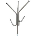 Ver imagem 3 de Cabideiro De Chão Pintura Eletrostática Cinza Sky Grande – 67X175 Cm