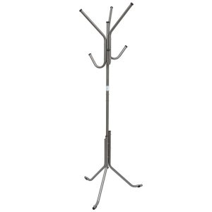 Cabideiro De Chão Pintura Eletrostática Cinza Sky Grande – 67X175 Cm