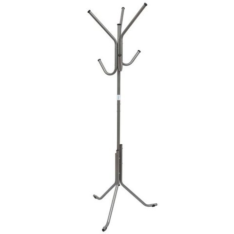 Cabideiro De Chão Pintura Eletrostática Cinza Sky Grande – 67X175 Cm