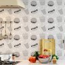 Hamburgueria - Papel de Parede - 0,58 x 2,50m - 1