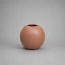 Ver imagem 1 de Vaso Mundi Pequeno Decorativo de Cerâmica para Sala e Mesa Mocha Mousse