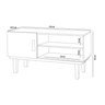 Rack para Tv – Elegância e Funcionalidade Design Moderno:naturale - 5