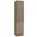Ver imagem 1 de Armário Paneleiro Cozinha Botanic 50cm 02 Portas M626 Kappesberg - Nogueira/fendi