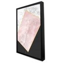 Ver imagem 2 de Quadro Decorativo Caixa Geométrico Mármore Tacolado Moldura Caixa 3cm Madeira com Vidro 80 X 120cm