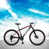 Bicicleta Aro 29 Quadro 19 Aço 21 Marchas Suspensão Freio a Disco Mecânico Preto Red - Dropp - 2