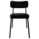Ver imagem 6 de Cadeira de Jantar Estofada Kit 4 Ella M25 Sintético Preto - Mpozenato