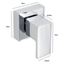 Ver imagem 2 de Acabamento Registro Alavanca Quadra Cromado 3/4 - Ouse Metais