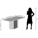 Ver imagem 5 de Conjunto Sala de Jantar Mesa Tampo em Vidro Rafaela 4 Cadeiras Nicole Cimol