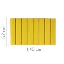 Ver imagem 2 de Painel Estofada Carla 140CM Casal Courino Amarelo - D A DECOR