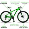 Bicicleta Aro 29 Quadro 21 Alumínio 21 Marchas Freio a Disco Orion Verde Preto - Spaceline - 4