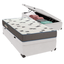 Ver imagem 1 de Cama Box Solteiro com Bau Ortobom D33 Light Branco