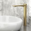 Ver imagem 6 de Torneira Gourmet para Banheiro Atenas Quente e Frio Goldenx Cor:ouro Escovado;tamanho:alta