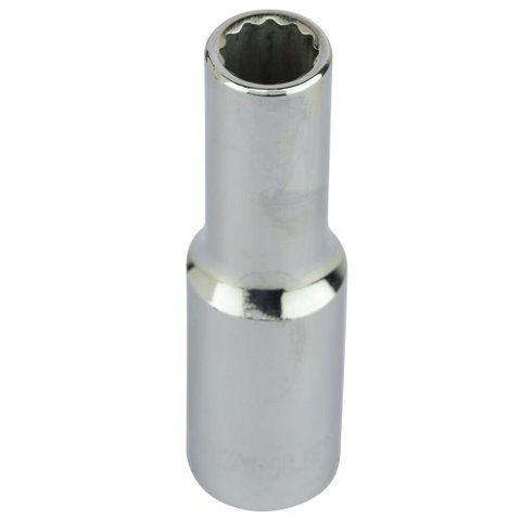 Soquete Longo 11mm 1/2" Estriado - Stanley