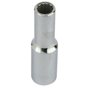 Soquete Longo 11mm 1/2" Estriado - Stanley