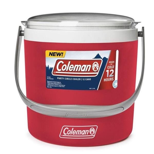 Cooler Térmico Circle 8,5 litros Vermelho Coleman