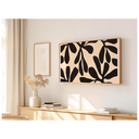 Ver imagem 1 de Quadro Decorativo N°15 160x90cm - Panorâmico Botânico - Minimalista - Madeira Clara - Rollflex