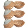 Cumbuca Bowls Kit 6 Peças Tigelas Estampados 300ml Vintage - 7