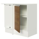 Ver imagem 7 de Balcão Smart 100% Mdf com Tampo 1 Porta Branco Rustic