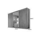 Ver imagem 3 de Guarda Roupas 3 Portas de Correr York C/6 Gavetas e Ripada Peroba - Europa